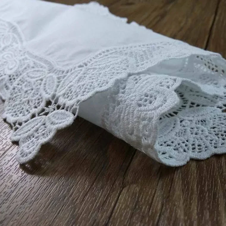 Vintage fabric with detailed embroidery