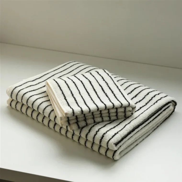 Modern fabric sample featuring abstract patterns.