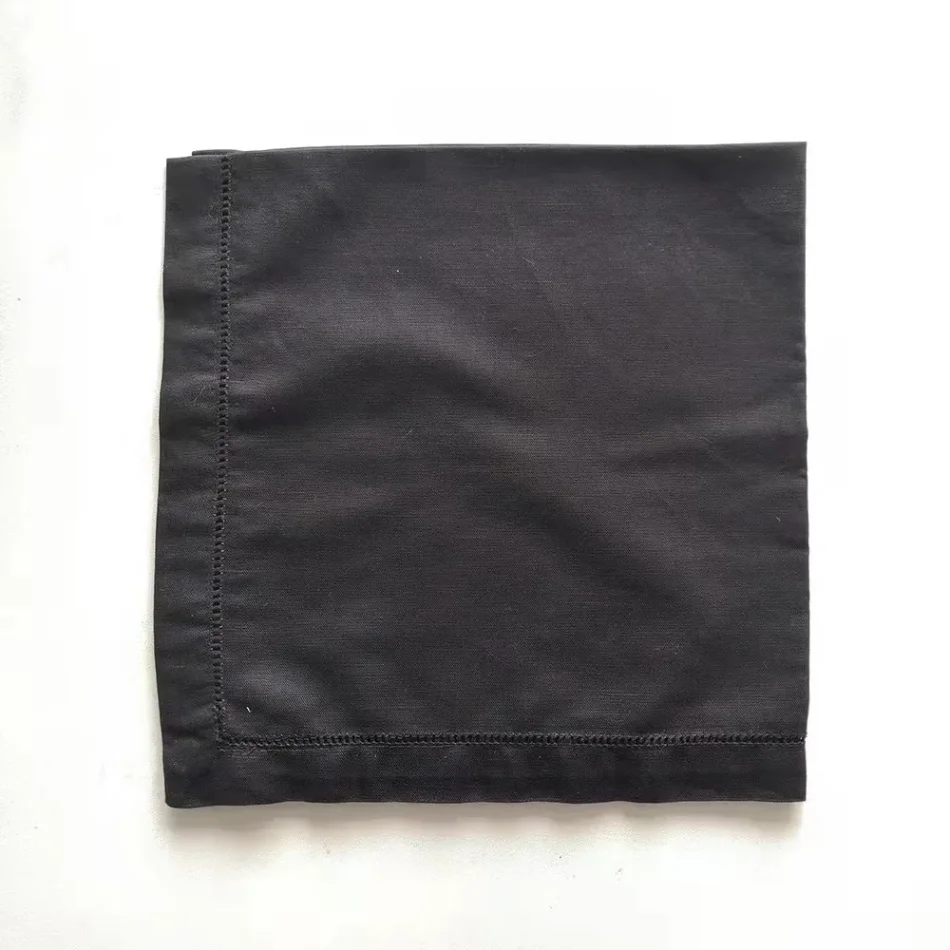 Sustainable fabric material made from recycled fibers.