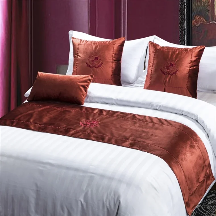 Modern geometric textile in bold colors