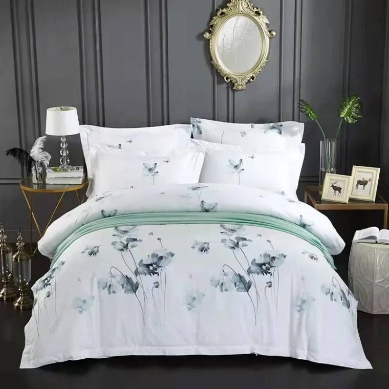 Luxury textile design with intricate patterns.