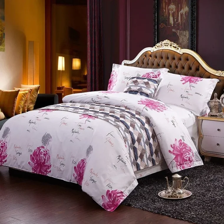 Intricate jacquard woven fabric design.