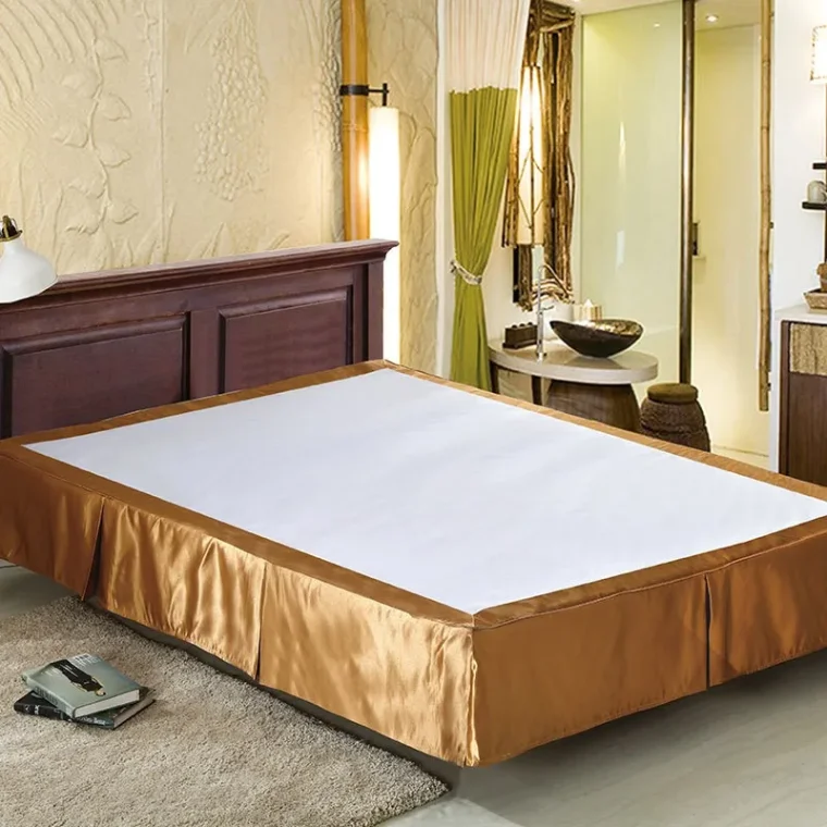 Luxurious silk fabric showcase