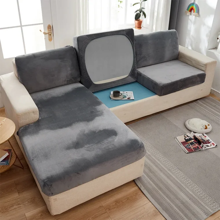 Modern textile with smooth and sleek texture.