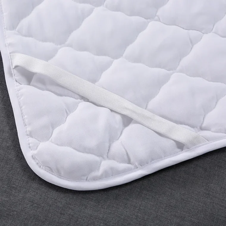 Close-up view of smooth and shiny silk fabric.