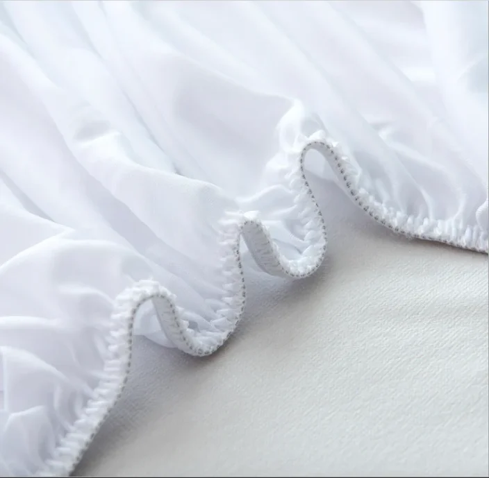 Detailed view of embroidered fabric