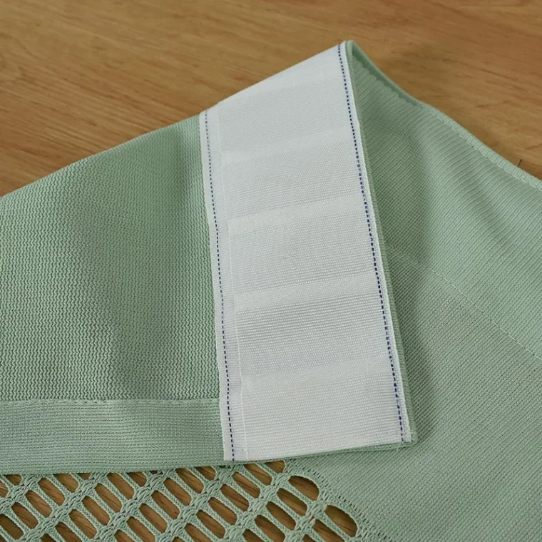 Collection of textile swatches in various colors.