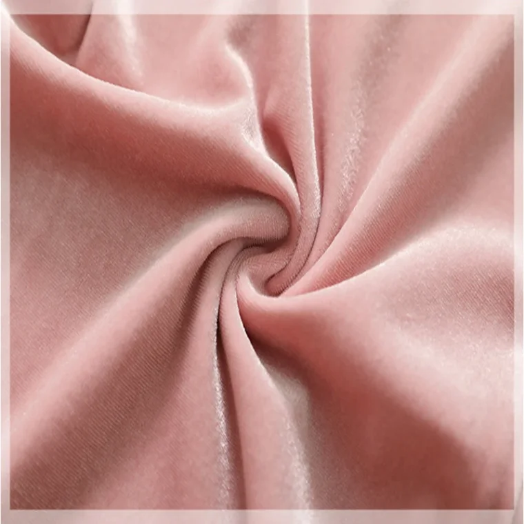 Close-up of smooth and shiny silk fabric
