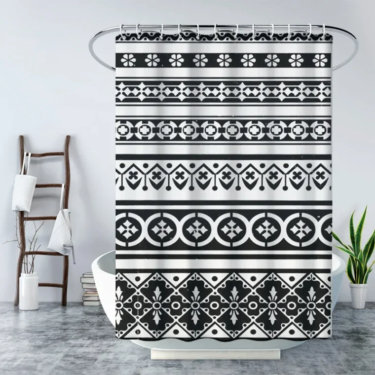 Elegant silk textile with artistic patterns