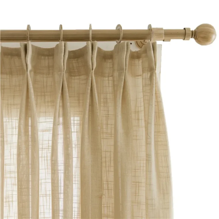 Roll of luxurious silk fabric in a soft color palette
