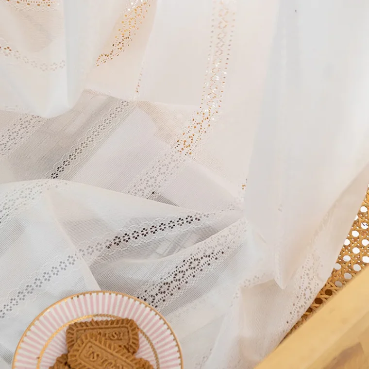 Luxurious embroidered silk material with floral motifs
