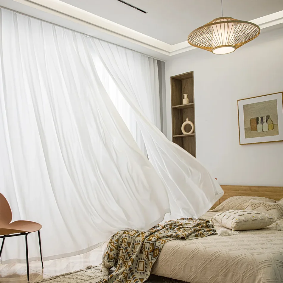 Luxurious silk material with a smooth and shiny finish