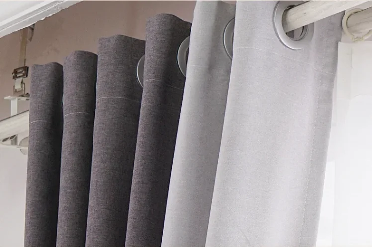 Modern textile design with geometric patterns.
