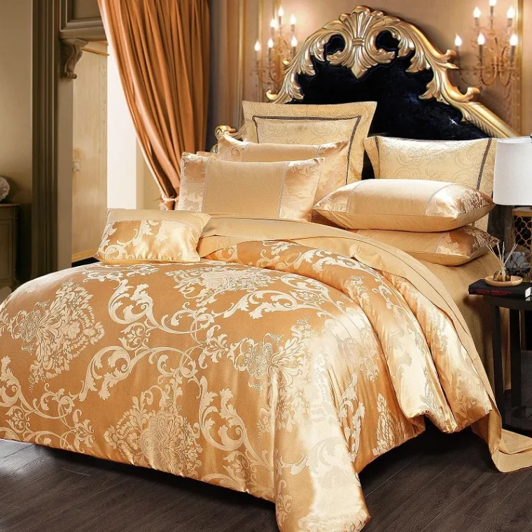 Luxury textile design with intricate patterns.