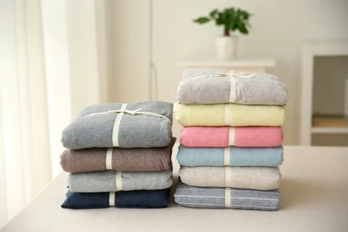 Sample of knitted fabric material