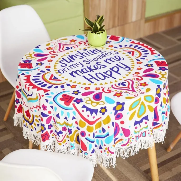 Luxurious fabric with a smooth and shiny texture.