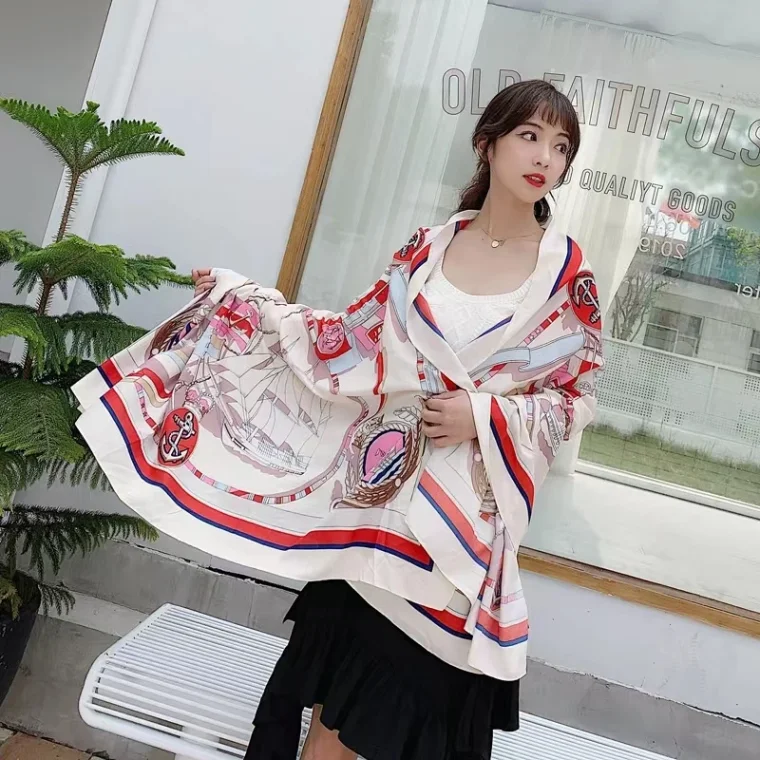 Elegant embroidered fabric for fashion design