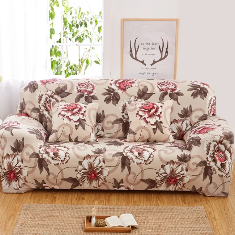 Luxury textile with intricate floral design