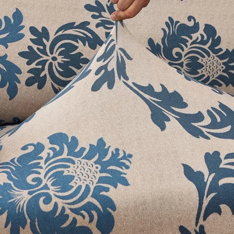 Close-up of cotton textile weave
