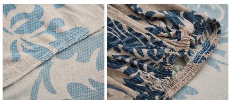 Knitted fabric with warm and cozy pattern