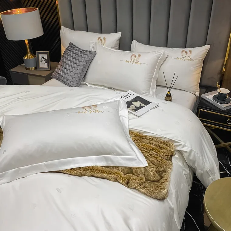 Luxury textile design with intricate patterns.