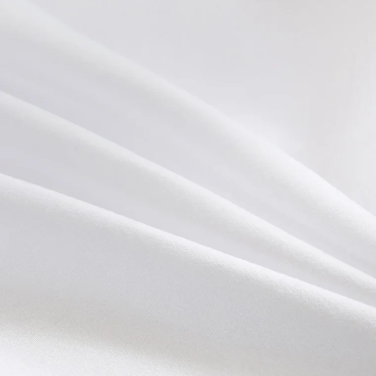 Luxurious smooth silk fabric close-up