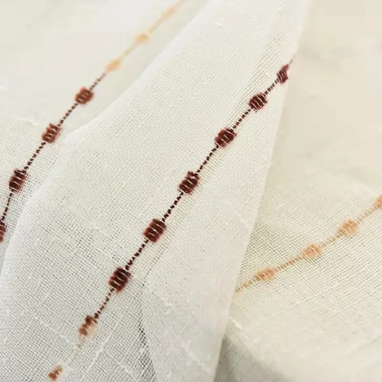 Modern textile showcasing unique texture details.