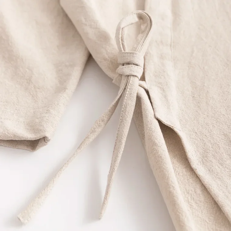 Close-up of silk fabric with natural sheen