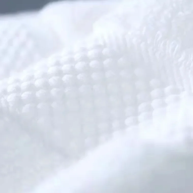 Soft and breathable organic cotton fabric.