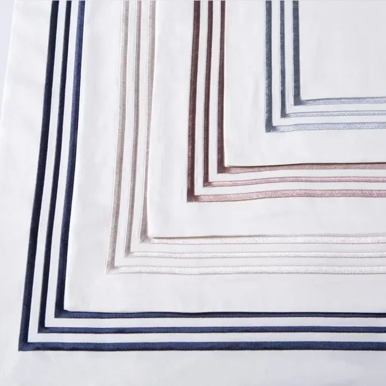Luxury woven fabric with intricate design details.
