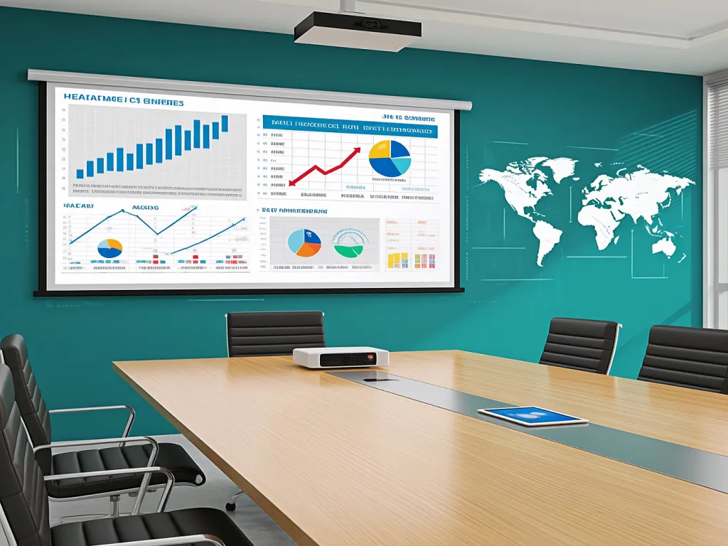 Sales data presentation for hotel towel supply